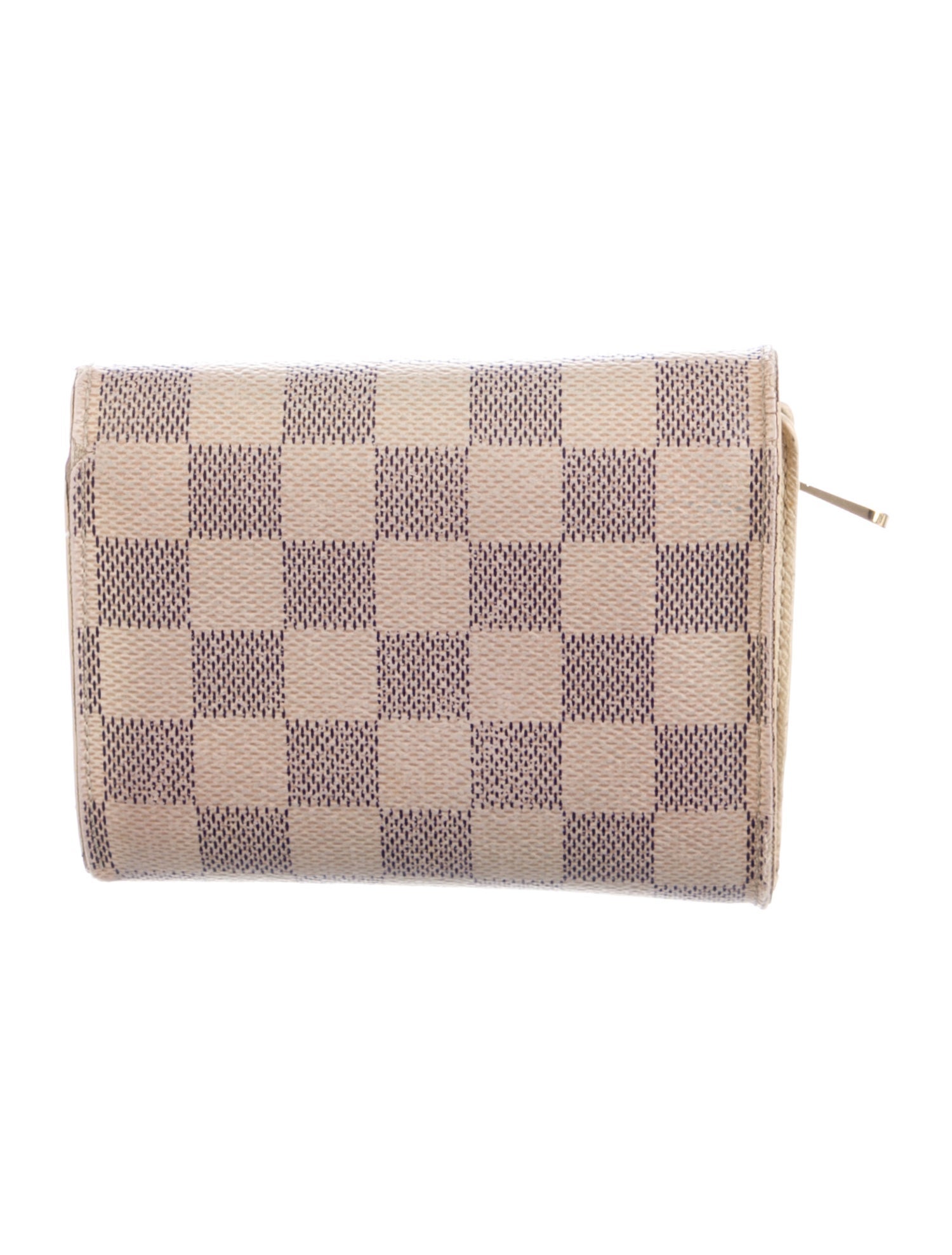 Louis Vuitton 2010 Damier Azur Pattern Joey Wallet